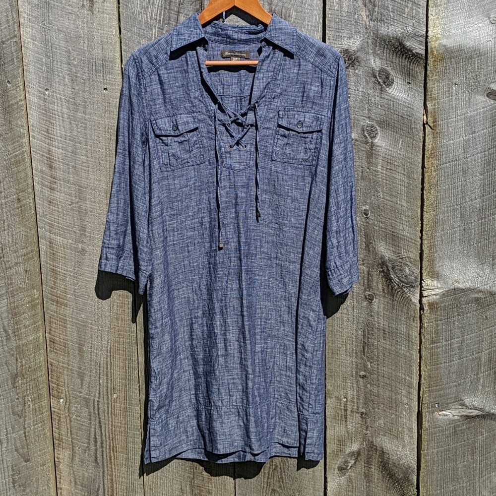 Tommy Bahama linen shirt dress